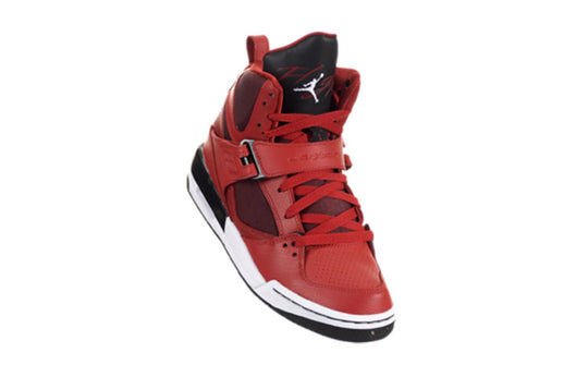 (GS) Air Jordan Flight 45 High 'Red Black' 524865-600 Big Kids Basketball Shoes  -  KICKS CREW