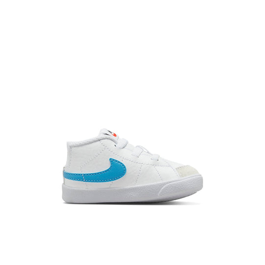 (TD) Nike Blazer Mid Crib 'White Blue' DA5536-103