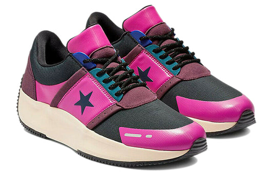 Converse Run Star Utility Sneakers Black/Purple/Pink 163117C