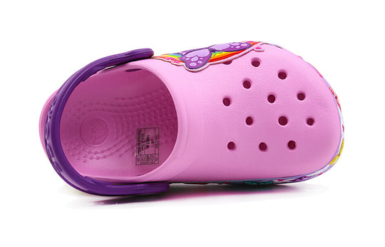 (PS) Crocs Funny Butterfly Outdoor Flat Heel Sports Pink Sandals 205649-6I2