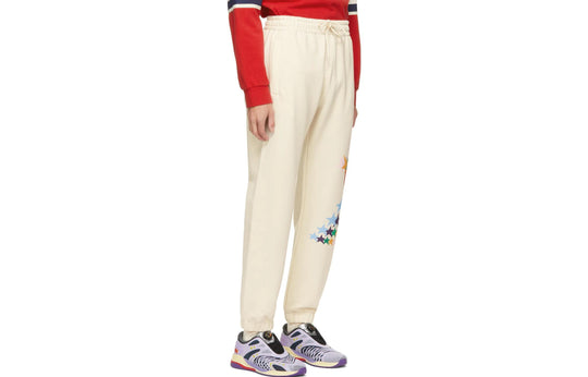 Gucci Off-White Graphic Print Lounge Pants 'Beige' 663246-XJD0V-9230