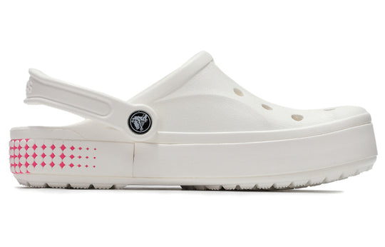 Crocs Classic Clog Breathable Non-Slip Shoe Pink White 206852-100