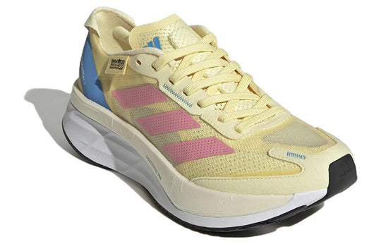 (WMNS) adidas Adizero Boston 11 Berlin 'Yellow Bliss Pink' HP9544