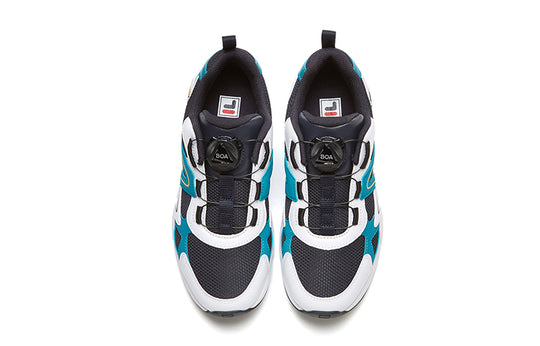 (GS) FILA Retro Sport Shoes 'Black White Blue' K15B041116FNW