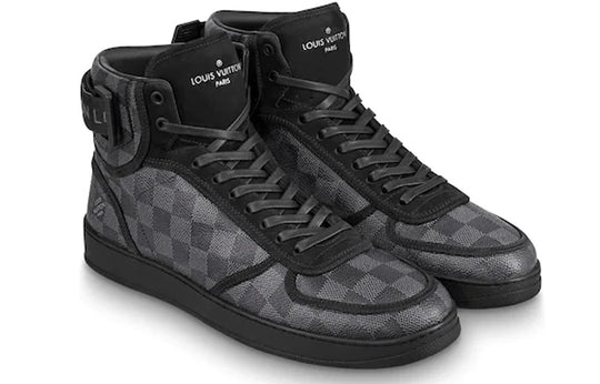 LOUIS VUITTON LV Rivoli Sport Shoes Black/Grey 1A44W