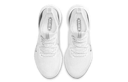 (WMNS) Nike Epic React Flyknit 2 'White Metallic Silver' CQ5411-140
