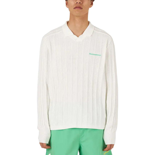 adidas originals x Pharrell Williams Knit Long Sleeve Jersey 'Cloud White' HZ8138