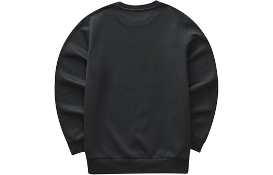 Skechers Colorful Casual Series Knit Crew Sweatshirt 'Black' L323U181-0018