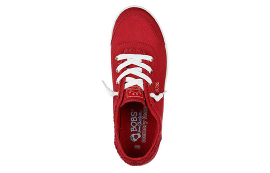 (WMNS) Skechers Bob's B Cute Low-Top Sneakers Red 33492-RED