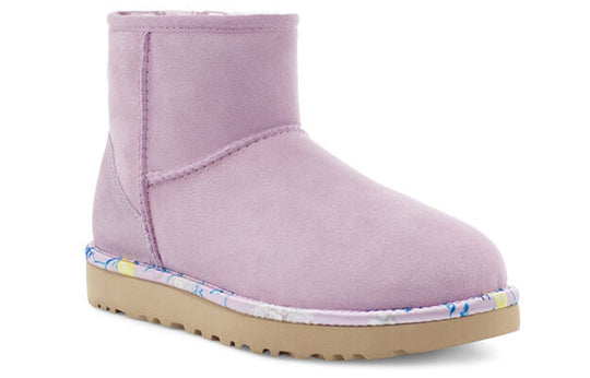(WMNS) UGG Classic Mini Floral Pink Red 1111093-CATR