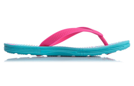 (WMNS) Li-Ning Disney Crossover LN Floper Blue Pink Slippers AGAP002-3