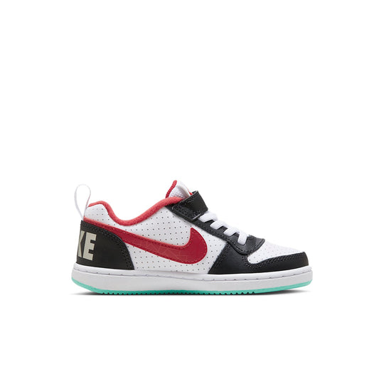 (PS) Nike Court Borough Sneakers White/Black/Red DQ5355-161