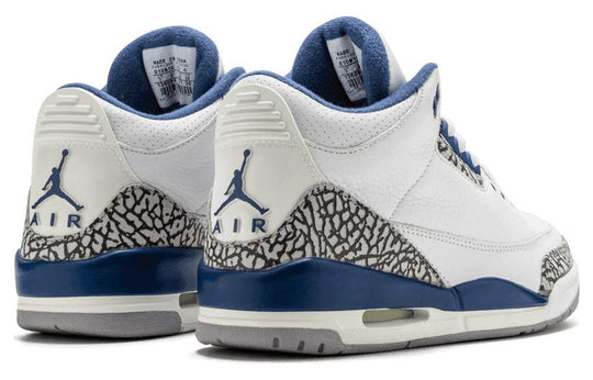Air Jordan 3 Retro 'True Blue' 2001 136064-141 Retro Basketball Shoes  -  KICKS CREW