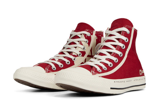 Converse Chuck Taylor All Star Bold Branding High Top 'Red White' 166499C