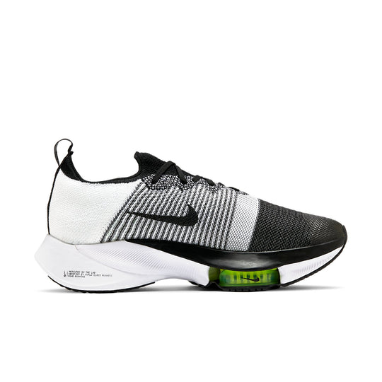 Nike Air Zoom Tempo NEXT% Flyknit 'Black White Volt' CI9923-001