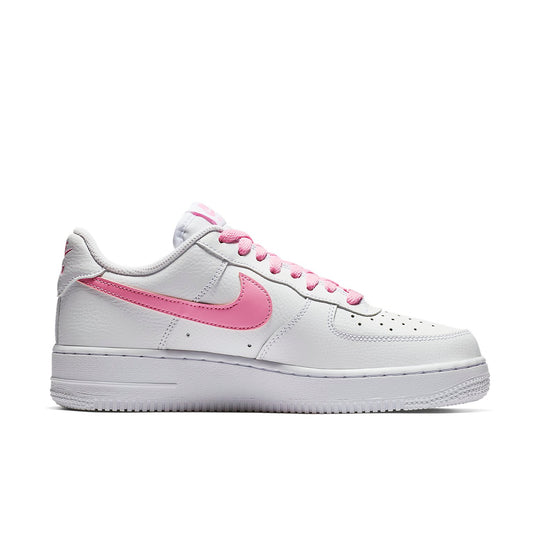 (WMNS) Nike Air Force 1 07 Essential 'White Pink' BV1980-100 Skate Shoes  -  KICKS CREW
