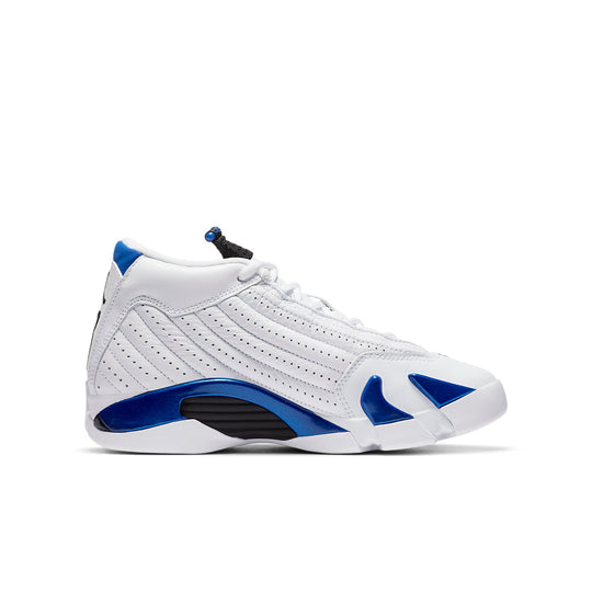 (GS) Air Jordan 14 Retro 'Hyper Royal' 487524-104 Big Kids Basketball Shoes  -  KICKS CREW
