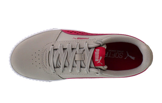 PUMA Carina Heart FS Leisure Board Shoes K Grey/Pink 371605-01
