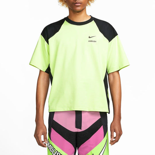 (WMNS) Nike x Ambush Short Sleeve T-shirt 'Ghost Green' CW8002-358