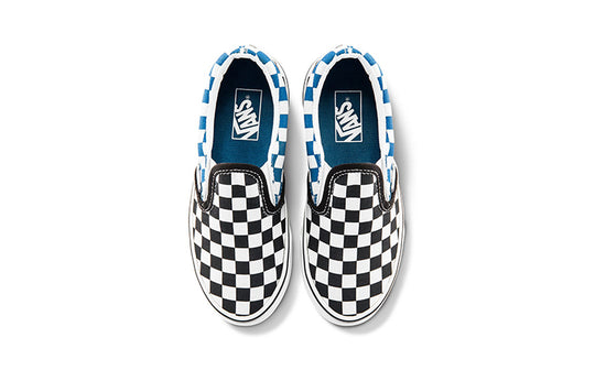 Vans Classic Slip-On Kids Blue/White/Black Checkboard VN0A4BUT2JE