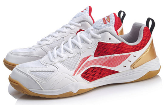 Li-Ning Ma Long Signature Table Tennis Shoes 'Red White' APTP001-2