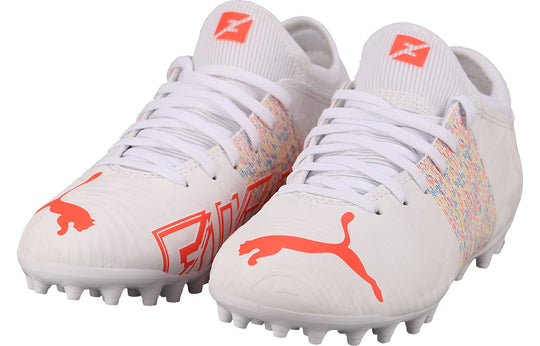 (GS) PUMA Future Z 4.1 MG Jr Soccer Shoes K White/Red 106401-03