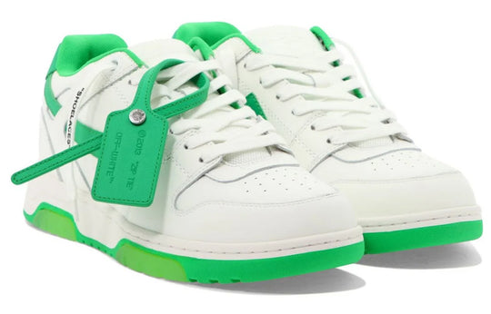 Off-White Out Of Office Low-Top Sneaker 'Green White' OMIA189S22LEA0010155