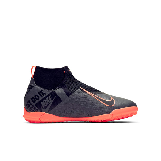 (GS) Nike Phantom VSN Academy DF TF Turf 'Gray Pink' AO3292-080