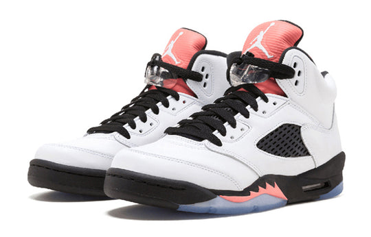 (GS) Air Jordan 5 Retro 'Sunblush' 440892-115 Big Kids Basketball Shoes  -  KICKS CREW