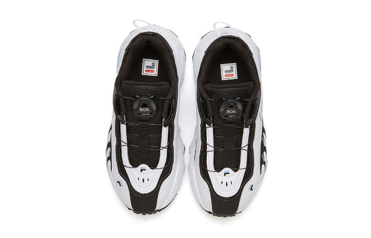 (GS) FILA Retro Sport Shoes 'White Black Blue' K15B041112FBW