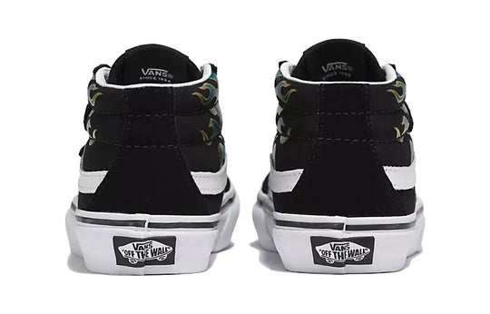 (PS) Vans Sk8-Mid Reissue V Shoes 'Metallic Flame Black' VN0A38HHBOS