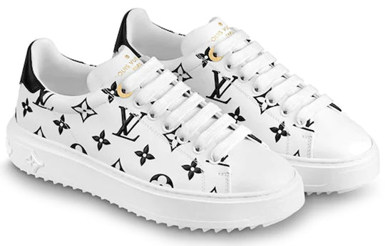 (WMNS) LOUIS VUITTON LV Time Out Sneakers Black/White 1A87NF