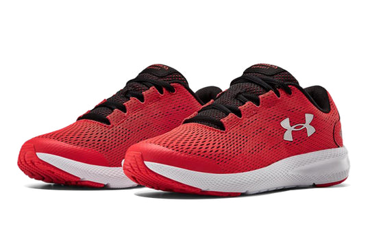 (GS) Under Armour Charged Pursuit 2 Black/Red 3022860-600