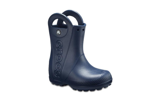 (GS) Crocs Handle It Rain Boots 'Navy' 12803-04