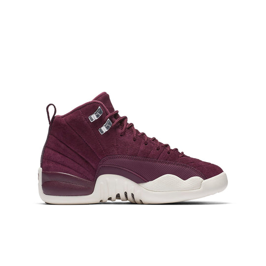 (GS) Air Jordan 12 Retro 'Bordeaux' 153265-617 Big Kids Basketball Shoes  -  KICKS CREW