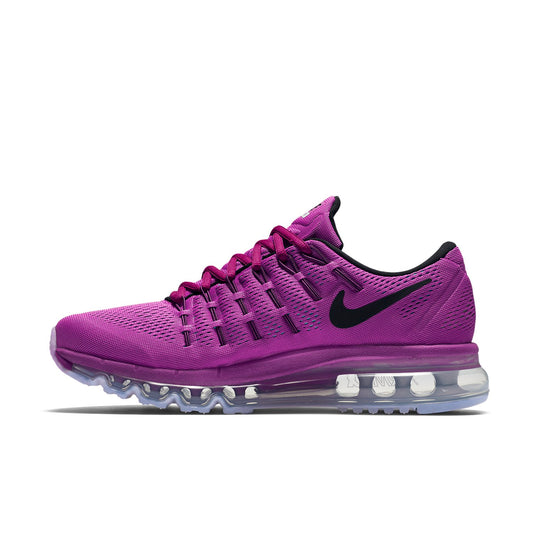 (WMNS) Nike Air Max 2016 Sports Shoes Black/Purple 806772-503