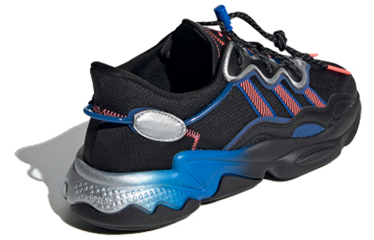 adidas originals Ozweego Sports Casual Shoes 'Black Blue' FW4272