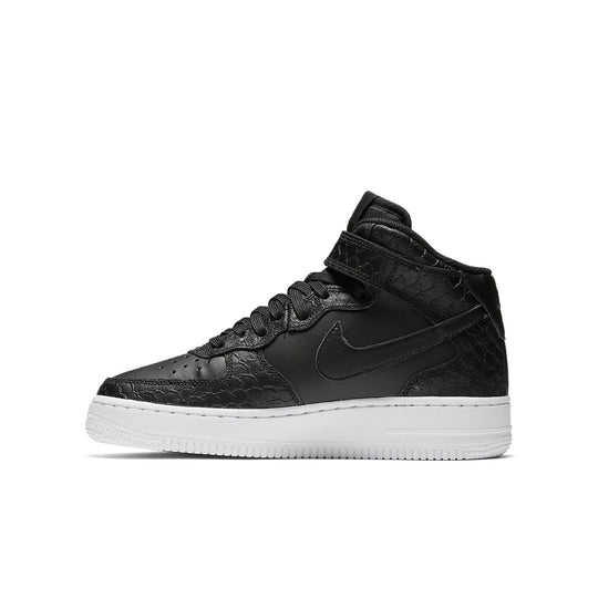 (GS) Nike Air Force 1 Mid 'Black Snake' 820342-001