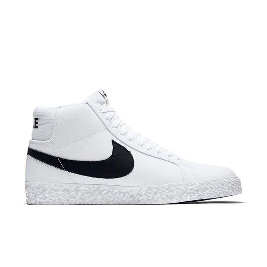 Nike SB Blazer Mid Canvas 'White Black' 902662-149