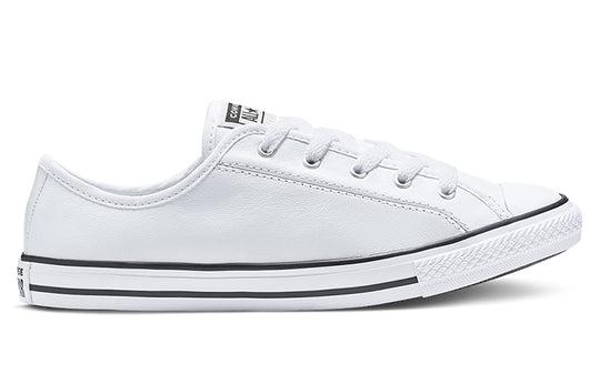 (WMNS) Converse Chuck Taylor All Star Dainty Low Top Leather Pure White 564984C