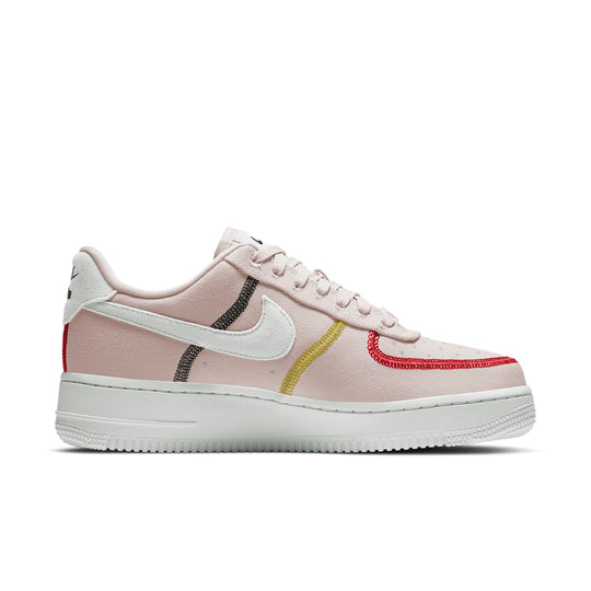 (WMNS) Nike Air Force 1 '07 Low LX 'Stitched Canvas - Siltstone Red' CK6572-600