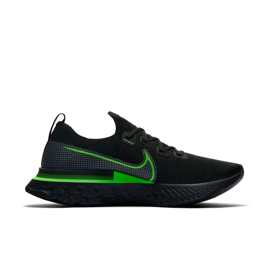 Nike React Infinity Run Flyknit 'Black Green' CZ0468-001