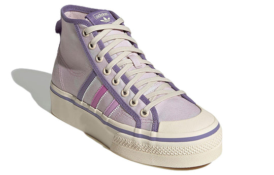 (WMNS) adidas Nizza Platform Mid Shoes 'Almost Pink / Pulse Lilac' GX4608