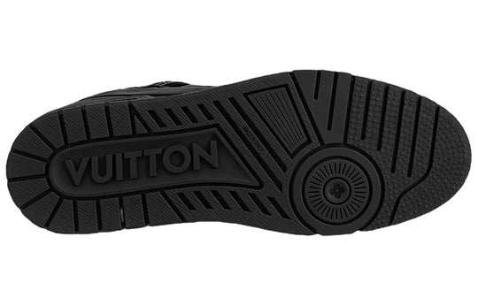 LOUIS VUITTON LV Trainer Patent Leather 'Triple Black' 1AA45R