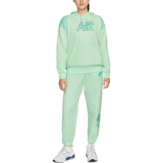 (WMNS) Nike Air Sportswear Hoodie 'Green White' DM6060-394