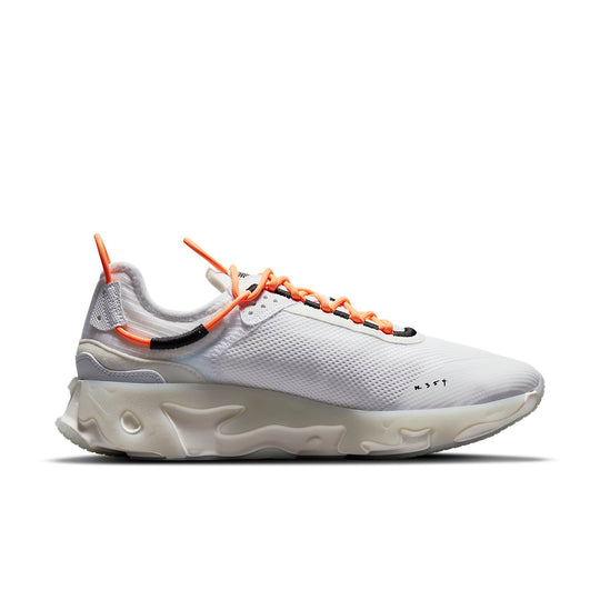 Nike React Live Shoes White/Orange CV1772-102