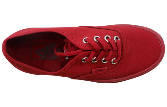 Vans Authentic Casual Fashion Low Top Skate Shoes Red VN0A38EMMQA