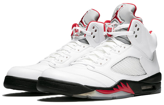Air Jordan 5 Retro 'Fire Red' 2013 136027-100 Retro Basketball Shoes  -  KICKS CREW