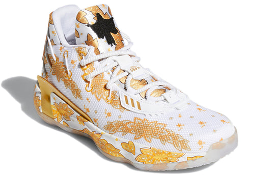 adidas Ric Flair x Dame 7 GCA 'White Gold Metallic' FY2802