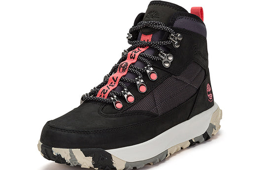 (WMNS) Timberland Greenstride Motion 6 Mid Fabric and Leather Waterproof Hiking Boot 'Black' A5Z3RW